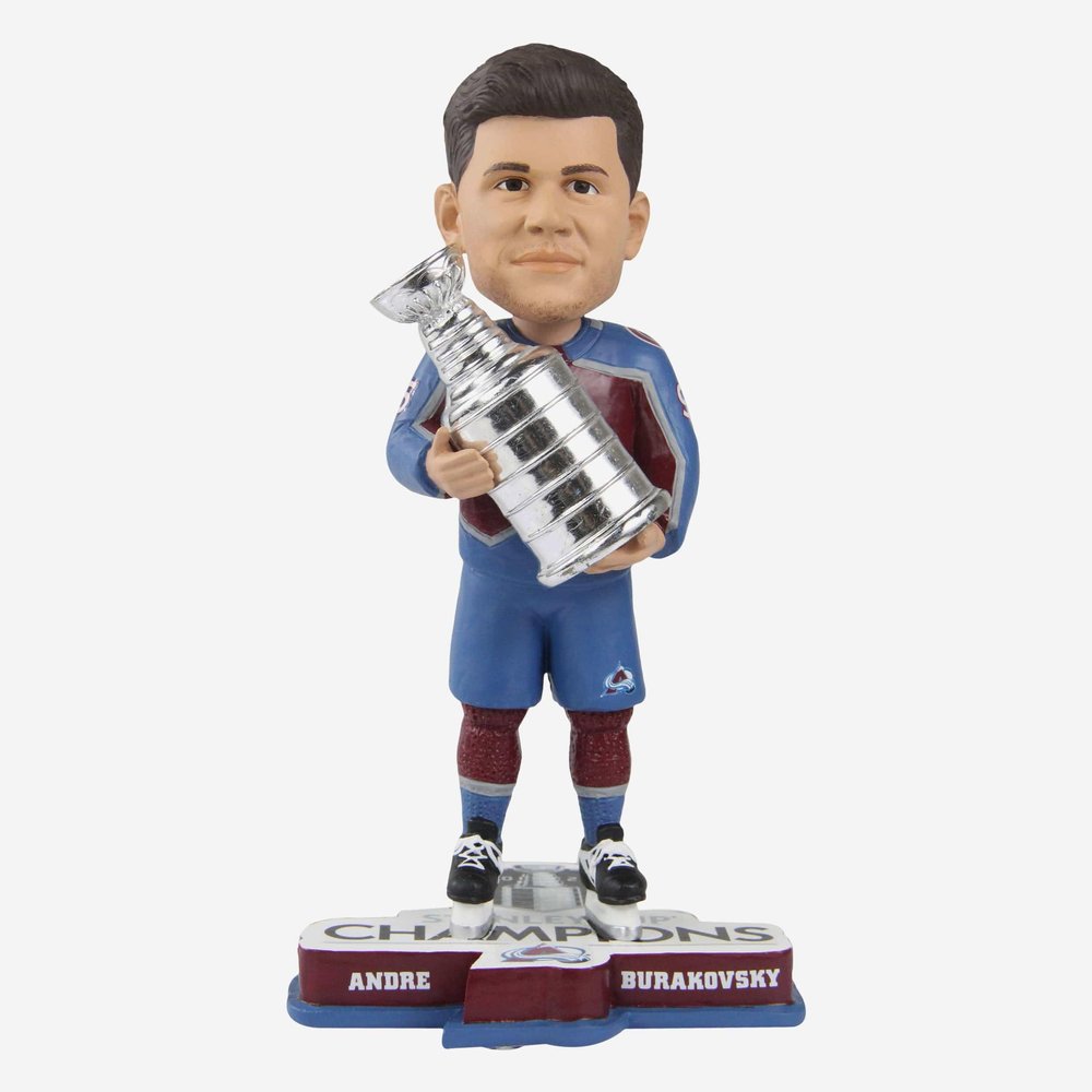 FOCO Andre Burakovsky Colorado Avalanche 2022 Stanley Cup Champions Bobblehead NHL