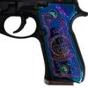 Limited Edition Full Size 92/96 Pistol Grips  Fits 92F, 92FS, M9, 96  Titanium Plated, Matching Screws Included view 2