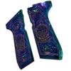 Limited Edition Full Size 92/96 Pistol Grips  Fits 92F, 92FS, M9, 96  Titanium Plated, Matching Screws Included view 4