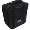 BuyBocceBalls Listing - 4 Ball (with Shoes) Aurora Soft Pack Bowling (Candlepin or Duckpin) Ball Bag - Black view 1