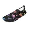 Palm Trees and Pineapples Men Women Water Shoes Barefoot Slip-on Aqua Socks Shoes for Beach Swim Surf Water Sport Yoga 9/10women,7/8men view 1