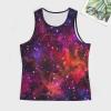 Funky Galaxy Men's Tank Top Athletic Sleeveless T Shirt Muscle Shirts Gym Workout Yoga Tank 3XL view 3