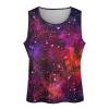 Funky Galaxy Men's Tank Top Athletic Sleeveless T Shirt Muscle Shirts Gym Workout Yoga Tank 3XL view 4