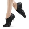 Split Sole Child Jazz Shoes Dance for Girls Boys, Black 4 Big Kid view 2