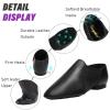 Split Sole Child Jazz Shoes Dance for Girls Boys, Black 4 Big Kid view 3