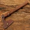 Modern Customized Handmade Forged Carbon Steel Axe| Viking Axe | Full Tang Functional Axe with Leather Sheath view 4