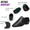 Split Sole Child Jazz Shoes Dance for Girls Boys, Black 13.5 Little Kid view 3