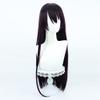 osseoca Kenmochi Toya Wig Transsexual Transgender Dark Purple Synthetic Straight Hair 80cm Lifelike Party Natural Cosplay Wigs with Bangs (DPL) view 2