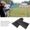 Archery Bow Tip Protector, 1 Pair Leather Bow Tip Protector Leather Bow Tip Guard for (Black) view 2