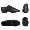 Split Sole Child Jazz Shoes Dance for Girls Boys, Black 1 Little Kid view 4