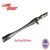 LureSport 3K Woven Carbon Unibody 35.5cm Cast Reel Seat Grip Handle Round Butt Fuji KDPS16 with Butt Cap Rod Building Component Repair DIY view 2