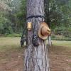 Mokylor Treestand Strap Gear Hangers, Safety Harness Tree Strap Nylon Tree Strap with 4 Steel Buckle Hanging Hook for Great to Hang Hunting Equipment on Trees view 3