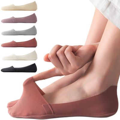 Lomitract No Show Low Cut Footies See Liner Invisible Hidden Socks Loafer Flats Boat Slip On Dress Shoe Women Non Slip, Thin Nylon Short Rise, Black White Nude Light Grey Purple Dark Red, Size 9-12