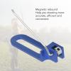 VBESTLIFE Archery Magnetic Rest, Low Noise Magnetic Rest Screw Aluminum CNC Processing for Recurve Bow (Blue) view 3