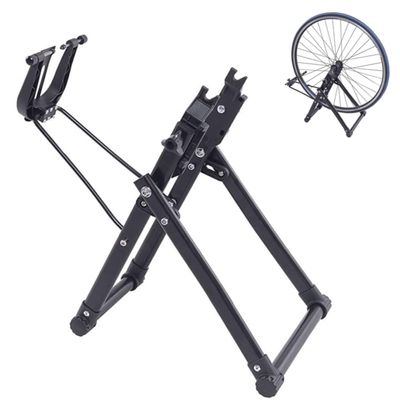 Wokyo Bike Wheel Truing Stand, Foldable Bicycle Wheel Truing Repair Stand Rear Wheel Balancing and Rim Truing Repair Stand for 16"-29", 700c Wheels