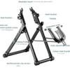 Wokyo Bike Wheel Truing Stand, Foldable Bicycle Wheel Truing Repair Stand Rear Wheel Balancing and Rim Truing Repair Stand for 16"-29", 700c Wheels view 3