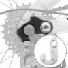 4 Size bikes Derailleur Hanger Adapter , Aluminium Alloy Rear Gear Mech Derailleur Rear Gear Hanger Tail Hook Drop Out Adapter (6*4*1cm) , Derailleur Hanger Mongoose bikes Parts bikes Derailleur Bicyc view 3