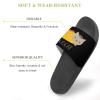 Cute and Funny Taco Cat Slides Sandals Non Slip Slippers Shower House Shoes Bathroom Soft Sole Quick Drying for Men Women view 3