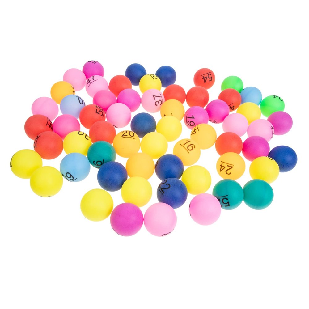 Yardenfun 60pcs Plastic Number for Games Raffle and Party Props for Fundraisers Classroom Activities and Company Events