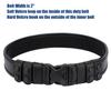 Dotacty Basketweave Duty Belts Police Law Enforcement Sheriff Security Work 2" Outer Belt w/Loop Liner Tri-Release Buckle 4 Keepers 1.5" Hook Underbelt XXXL view 2