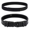 Dotacty Basketweave Duty Belts Police Law Enforcement Sheriff Security Work 2" Outer Belt w/Loop Liner Tri-Release Buckle 4 Keepers 1.5" Hook Underbelt XXXL view 4
