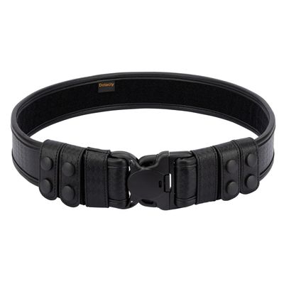 Dotacty Police Duty Belt w/Loop Lining Tri-Release Buckle 4 Belt Keepers Law Enforcement Adjustable Utility Belt Basketweave XXL