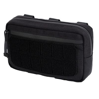 Dotacty Mini Modular Admin Pouch Tactical MOLLE Utility Tool Pouch for Chest Rig Duty Vest Battle Belt Backpack Accessory Small Dangler Bag EDC Gear Carrier IFAK Medical Kit Organizer BK