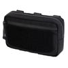 Dotacty Mini Modular Admin Pouch Tactical MOLLE Utility Tool Pouch for Chest Rig Duty Vest Battle Belt Backpack Accessory Small Dangler Bag EDC Gear Carrier IFAK Medical Kit Organizer BK view 1