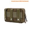 Dotacty Mini Modular Admin Pouch Tactical MOLLE Utility Tool Pouch for Chest Rig Duty Vest Battle Belt Backpack Accessory Small Dangler Bag EDC Gear Carrier IFAK Medical Kit Organizer RG view 3