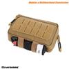 Dotacty Mini Modular Admin Pouch Tactical MOLLE Utility Tool Pouch for Chest Rig Duty Vest Battle Belt Backpack Accessory Small Dangler Bag EDC Gear Carrier IFAK Medical Kit Organizer CB view 2