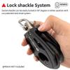 TERSMA 40mm Windrider Single/Swivel Shackle/Becket/Fairlead Cleat Ball Bearing Sailboat Block view 4