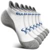 BULLIANT Mens Socks 6 Pairs-Athletic Ankle Socks Cushioned No Show For Men Running-Arch Compression Support(6Pairs,Shoes Size:Men 13-15) view 1