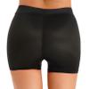 LiiYii Women's Mesh Sheer Underpants Stretch Boxer Shorts Underwear Shiny Glossy Yoga Panties Black One Size view 2