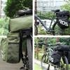 CheungYee Bike Bag Bicycle Panniers Rear Rack Bag, 70L Large Capacity Water Resistant Bicycle Trunk Bag, Bike Saddle Bag for Grocery Shopping (with Rainproof Cover,Black) view 4