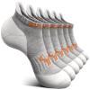 BULLIANT Men Running Socks,Active Ankle Socks No Show For Men With Cushioned Footbed Arch Support Breathable Wicking(6Pairs,Shoes Size:Men 13-15) view 1