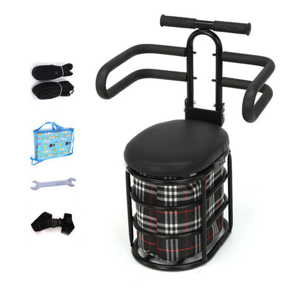 Safety Children's Electric Bicycle Front Seat Electric Bike Front Baby Seat Kids Saddle, Child Safety Seat Suitable for Children from 6 Months to 7 Years Old, Easy to Disassemble Install,Set3