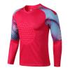 Fldy Men's Boys Elbow Padded Gladiator Goalkeeper Jersey Long Sleeves Goalie Shirt Football Soccer Jersey Tops Hot Pink 4X-Large view 1