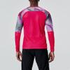 Fldy Men's Boys Elbow Padded Gladiator Goalkeeper Jersey Long Sleeves Goalie Shirt Football Soccer Jersey Tops Hot Pink 4X-Large view 3
