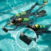 10 Lbs Diving Brick Swimming Pool Dive Brick Rubber Diving Brick Safety Water Brick Diving Weight for Strength and Rescue Training Lifesaver Equipment Summer Swimming Pool Safety Accessories (1 Pcs) view 2