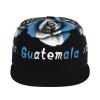 Guatemala Flags and Rose Flat Bill Brim Baseball Cap Cool Hip Hop Trucker Hat Men Women Adjustable Baseball Caps view 2