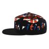 British Flags and Rose Flat Bill Brim Baseball Cap Cool Hip Hop Trucker Hat Men Women Adjustable Baseball Caps view 3