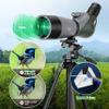AOMEKIE 20-60x70 Spotting Scope with Adjustable Tripod,HD Dual Focus Long Range for Target Shooting Waterproof Fogproof for Bird Wildlife Watching Archery with Carrying Bag and Quick Phone Holder view 4