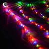MISI CHAO LED Fan Veil - Belly Dance 1.8 Long Bamboo Fans Veil Hand Made Silk Fan for Dance/Outdoor 1 Pair(Multicolor) view 3