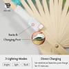 MISI CHAO LED Fan Veil - Belly Dance 1.8 Long Bamboo Fans Veil Hand Made Silk Fan for Dance/Outdoor 1 Pair(Multicolor) view 4