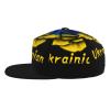 Ukrainian Flags and Rose Flat Bill Brim Baseball Cap Cool Hip Hop Trucker Hat Men Women Adjustable Baseball Caps view 3