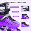 METROLLER Inline Skates for Girls and Boys, Women, Men 4 Sizes Adjustable Inline Skates with Light Up Wheels, Illuminating Beginner Skates for Kids 5-8 8-12 & Adult Youth. view 3