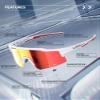 KAPVOE Polarized Cycling Glasses Sports Sunglasses for Men Women, UV400 MTB Bicycle Mountain Bike Glasses with 3 Lenses K75 view 3