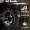 Felixstory 60/70-6.5 Scooter Tire Solid: 10x2.5 Tubeless Tires Replacement for Segway Ninebot MAX G2 G30 G30LP Gotrax G5 G6 Yume Electric Scooter,10 Inch 10x2.50-6.5 Front Rear Honeycomb Wheels 2 Pcs view 3