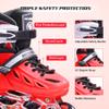 METROLLER Inline Skates for Girls and Boys, Women, Men 4 Sizes Adjustable Inline Skates with Light Up Wheels, Illuminating Beginner Skates for Kids & Adult Youth. view 3