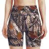 Rirnuam Camouflage Camo Tree Women's High Waist Bike Shorts for Workout Sports Athletic Running Hiking Biker Yoga Gym Small Size view 1